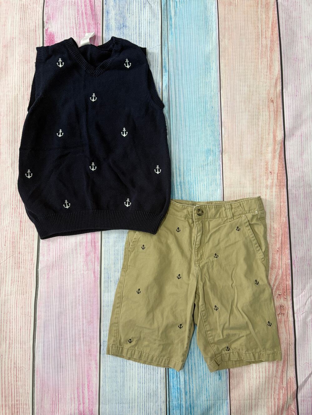 Gymboree Boys 10/12 Anchor Outfit | Easter, Church, Dress-Up | EUC